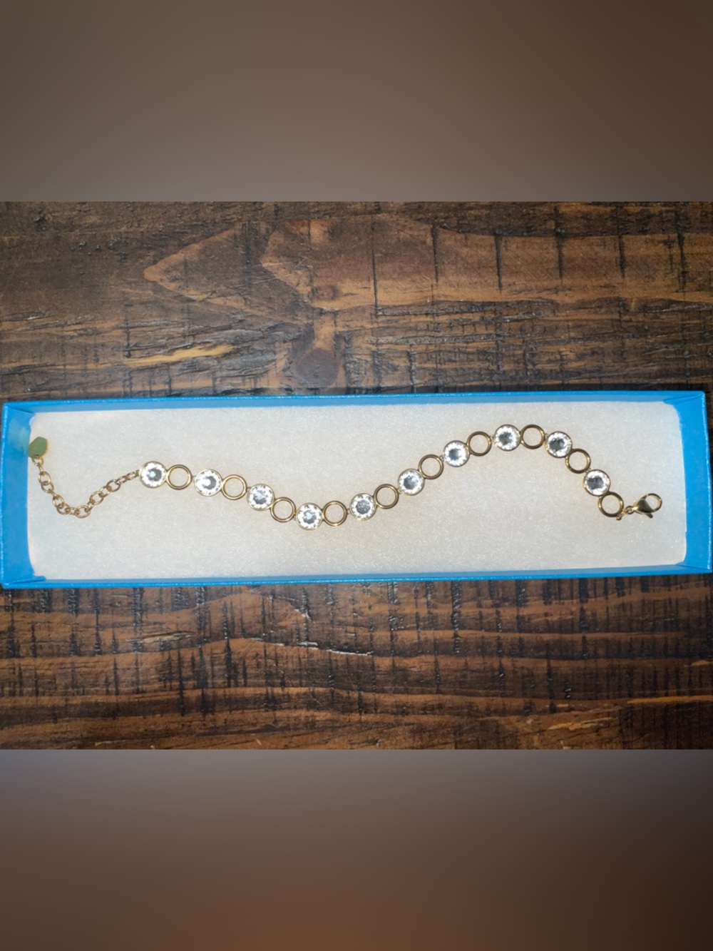 Touchstone Crystal by Swarovski Golden Shine on Me Bracelet